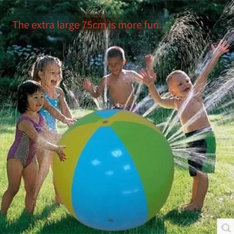 75/100 سنتيمتر في الهواء الطلق بركة اللعب رذاذ الماء الكرة الشاطئ الرياضة نفخ حمام سباحة بالونات الأطفال أطفال لعبة المياه الملونة لعبة