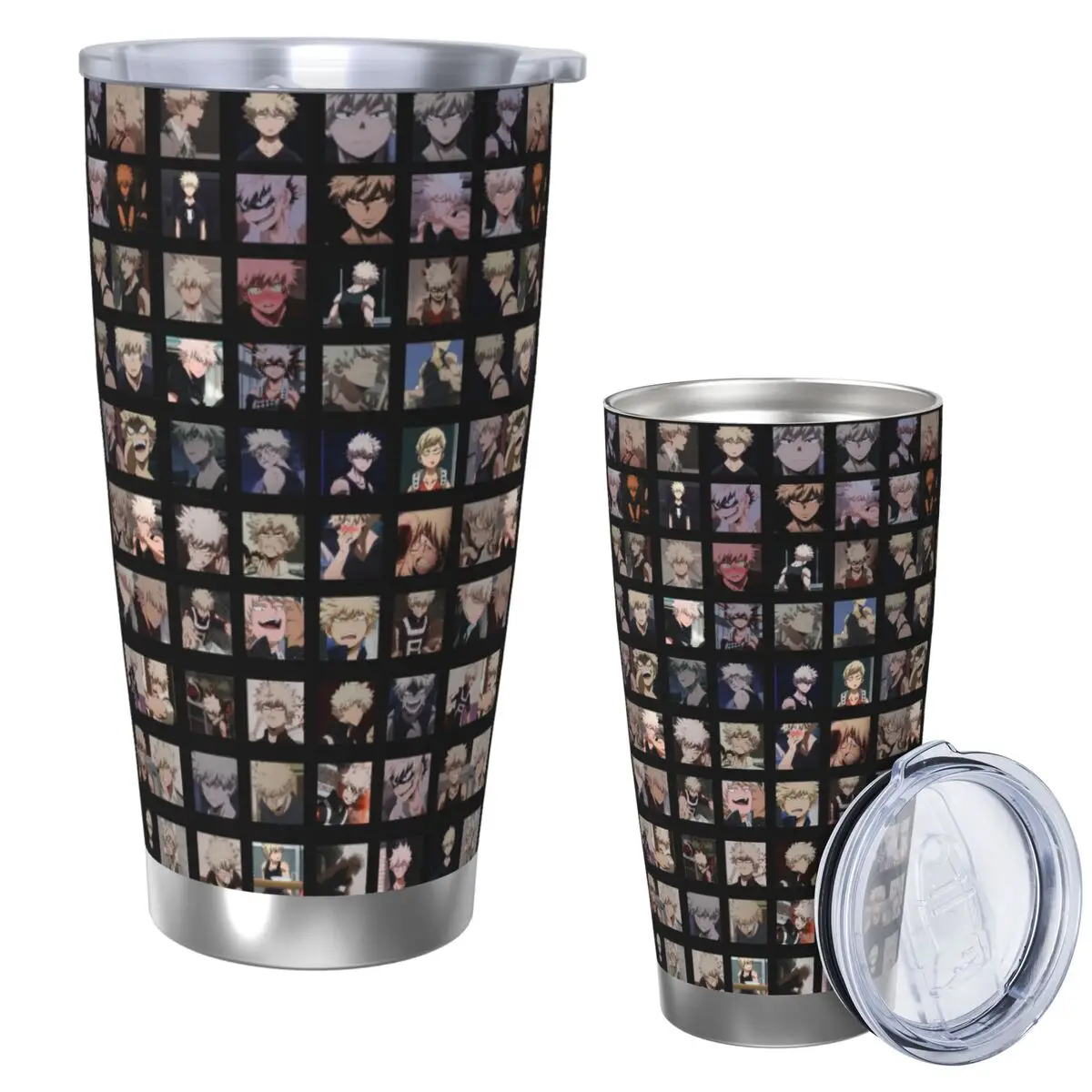 

Бакуго Кацуки,My Hero Academia, стакан из нержавеющей стали, кружка с вакуумной изоляцией, термохолодная бутылка, соломинка с крышкой, 20 унций