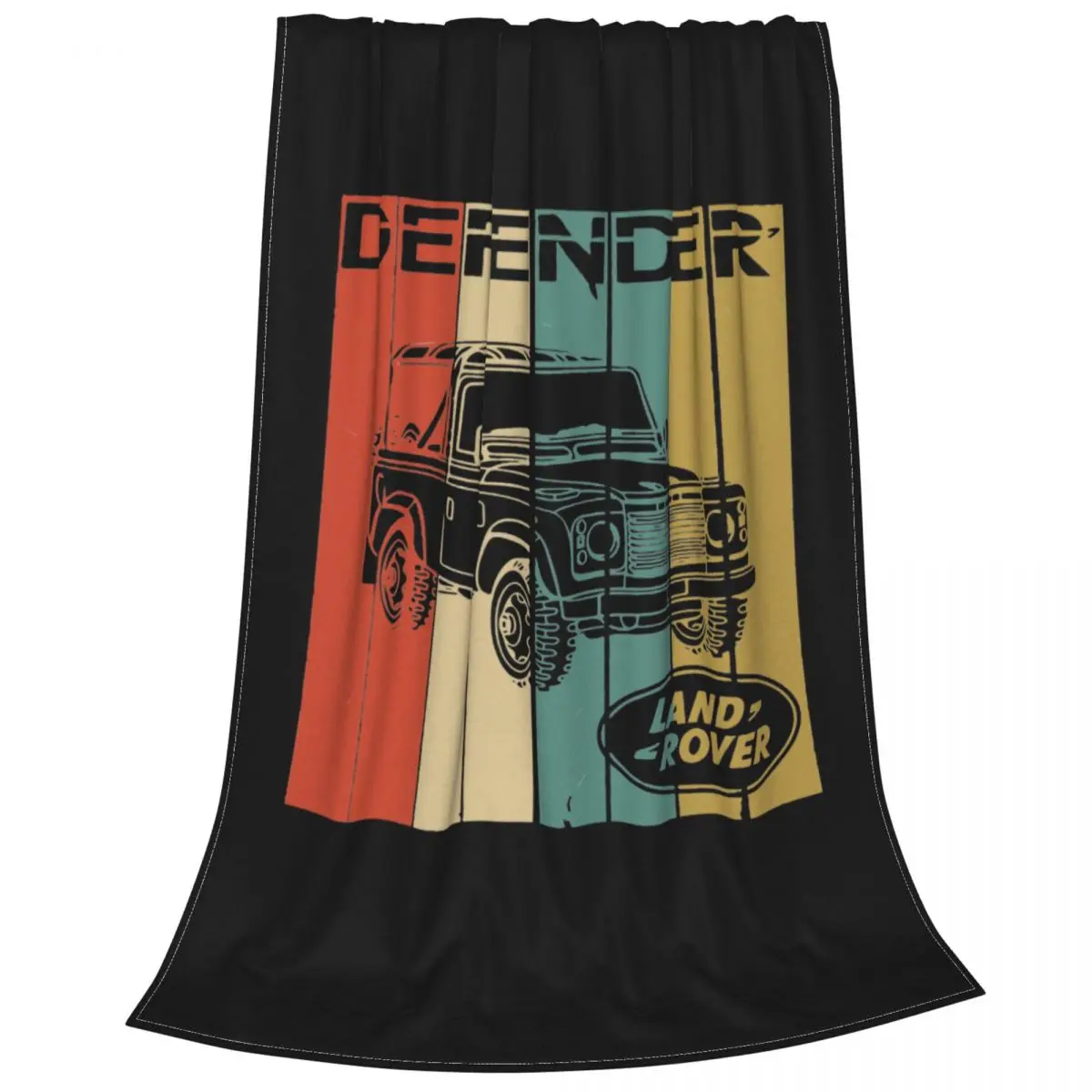 Landrover Defender 90 4X4 Off Road Suv Ultra-Soft Micro Fleece Blanket Autumn Classic Lightweight Couch Blanket