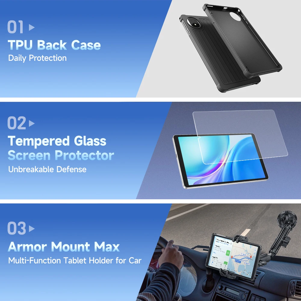 Ulefone Tab A9 Pro Tablet MTK G91 8,68" Hasta 8GB RAM (4+4) 128GB ROM 12MP+13MP Android 15 4G Tablet