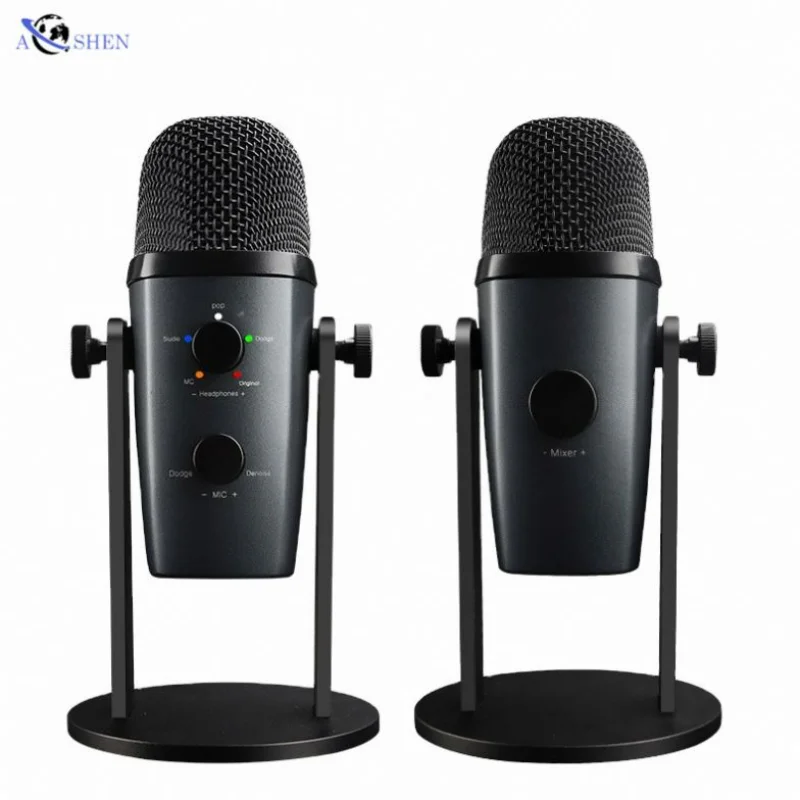 

USB Microphone Condenser Podcast Mic with Professional Sound Chipset with Touch Mute Buttonfor Studio