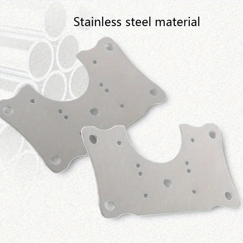 10 Pack Butterfly Hinge Repair Plate Stainless Steel Hinge Tools Cabinet Hinge Repair Plate Kit Furniture Door Hinge Accessories