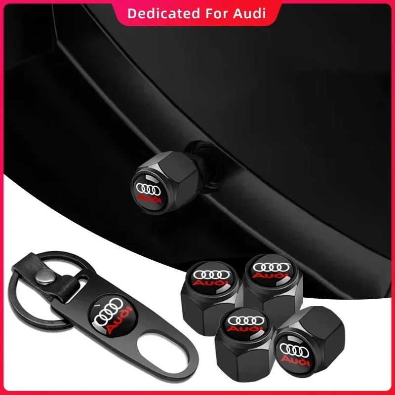 Porte-clés de style de voiture avec capuchons de assujetd'opathie automatique, capuchon anti-poussière, porte-clés pour Audi S A3 Q5 B9 B7 C6 A4 B8 8P 8V Gods A5 Horizon C7