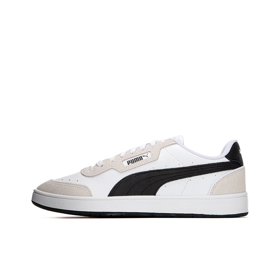 PUMA Court Guard Mi Textile, Split Cow Leather Abrasion Resistant Breathable Low top Skateboard Shoes Unisex 387335-02