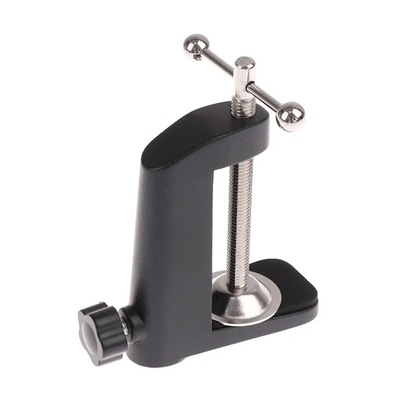 Aluminum Alloy Bracket Clamp Accessories DIY Fixed Metal Clip Fittings Screw Camera Holders for Broadcast Microphone Desk Lamp
