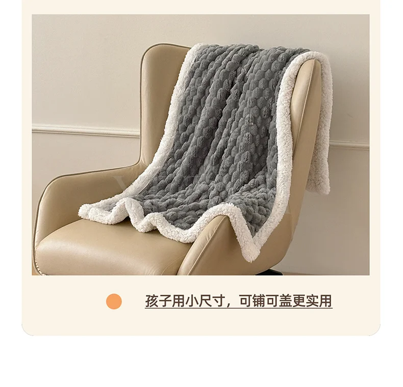 Thick Turtle Velvet Warm Autumn Winter Blankets for Bed Fluffy Soft Double Layer Plush Blanket Grade A Sherpa Fleece Sofa Throw
