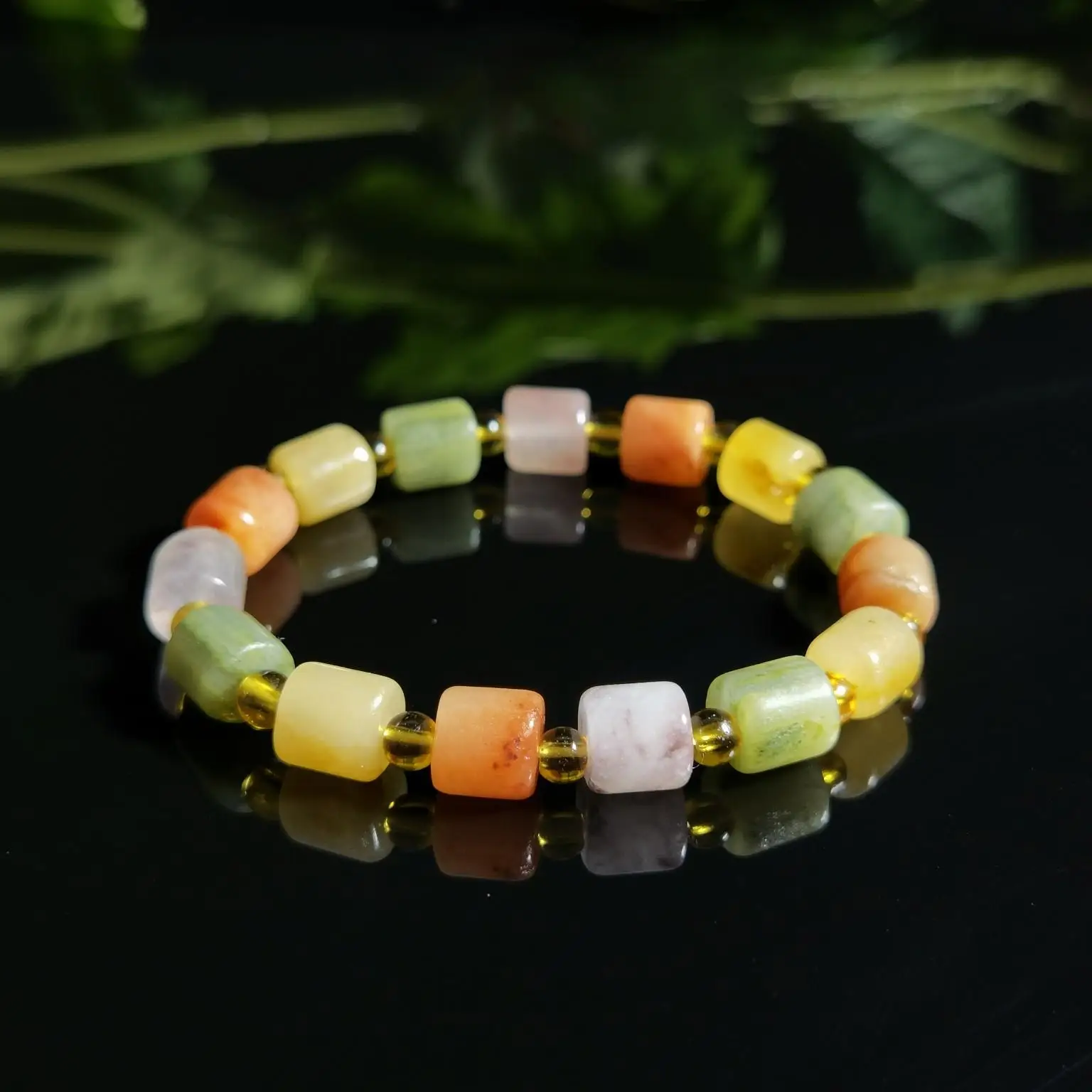 Natural Stone Beaded Bracelet Collection Handmade Affordable Multi-Style Lucky Charm Jewelry for Women Daily Wear&Gift