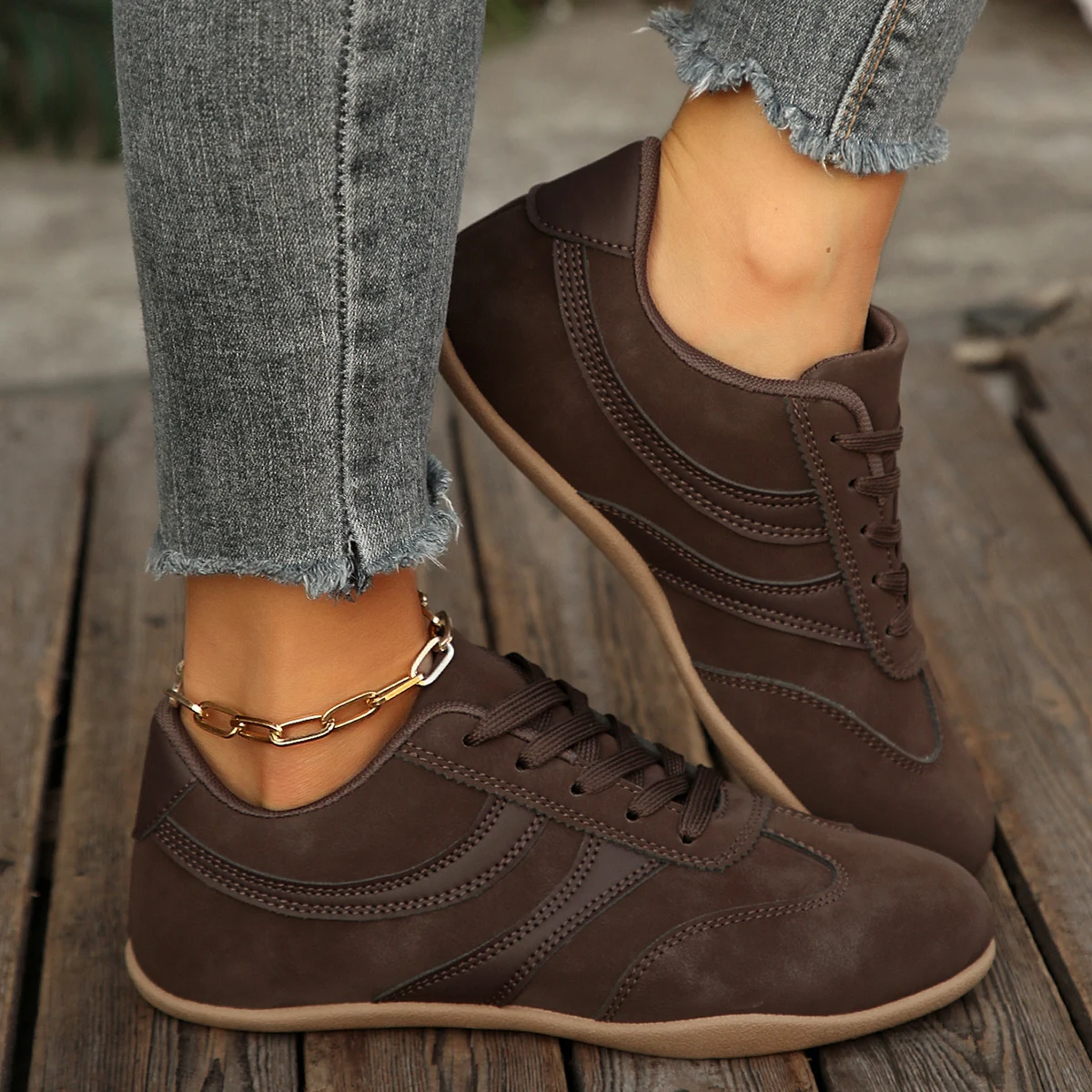 Women's Spring New Classic Solid Color Flat Shoes 2026 Everyday Office Shopping Slip-on Comfortable Vulcanized Shoes Sizes 36-43