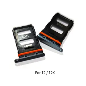 Bilashmart Xiaomi 12 12X 12Pro 12SUltra SIM Card Tray Slot Holder Adapter Socket Repair Parts