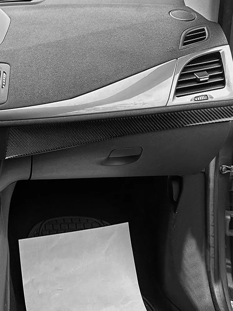 

Car Passenger Dashboard Panel Stickers Trim For Renault Fluence Megane 3 RS 2009 2010 2011 2012 2013 2014 2015 Soft Carbon Fiber