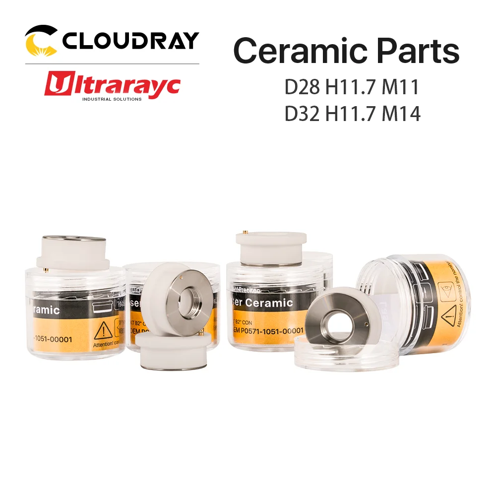 Ultrarayc Ceramic Rings for Raytools Dia.32mm 28mm 24.5mm P0571-1051-00001 for Precitec Procutter & Lightcutter WSX Hans Head