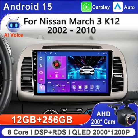 10 best sales radio nissan micra k12 - №10