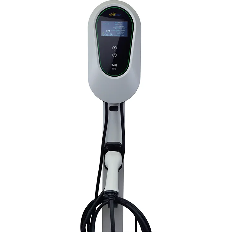 Ac 22kw Ev Charger Car Charging Electric Vehicle Screen Type 2 Electrly Power 7kw 32a 64a 11 Kw 3 Phase 11kw Holder