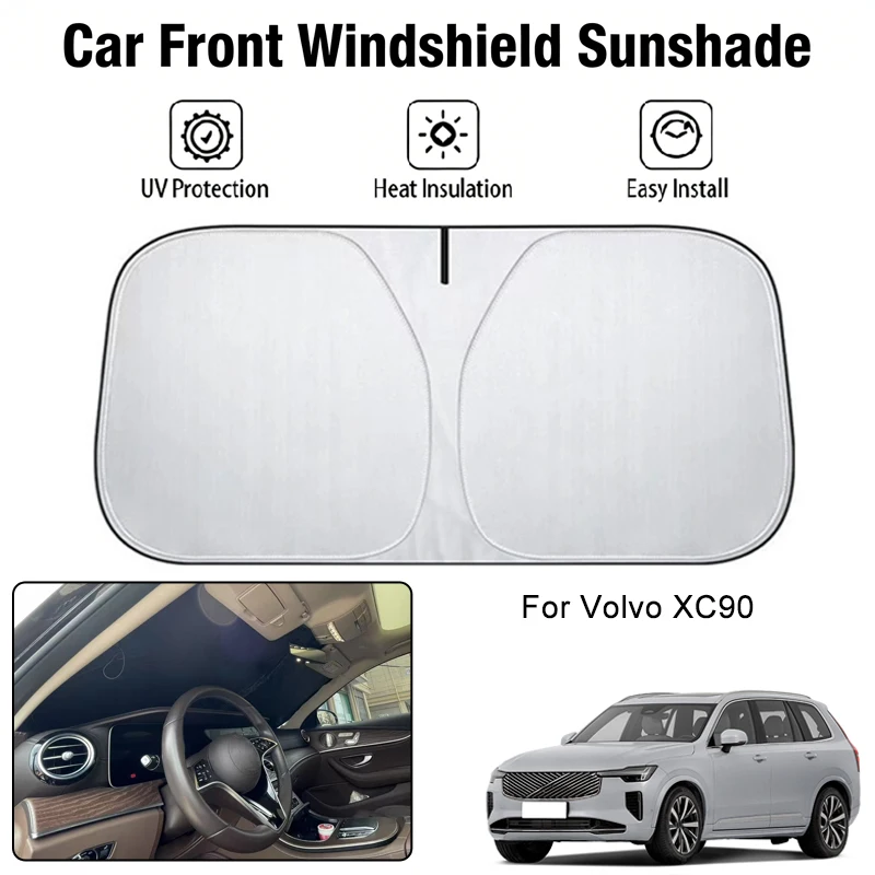 

Car Front Windshield Sunshade Cover For Volvo XC90 UV Block Heat Insulation Auto Interior Sun Protection Accessories