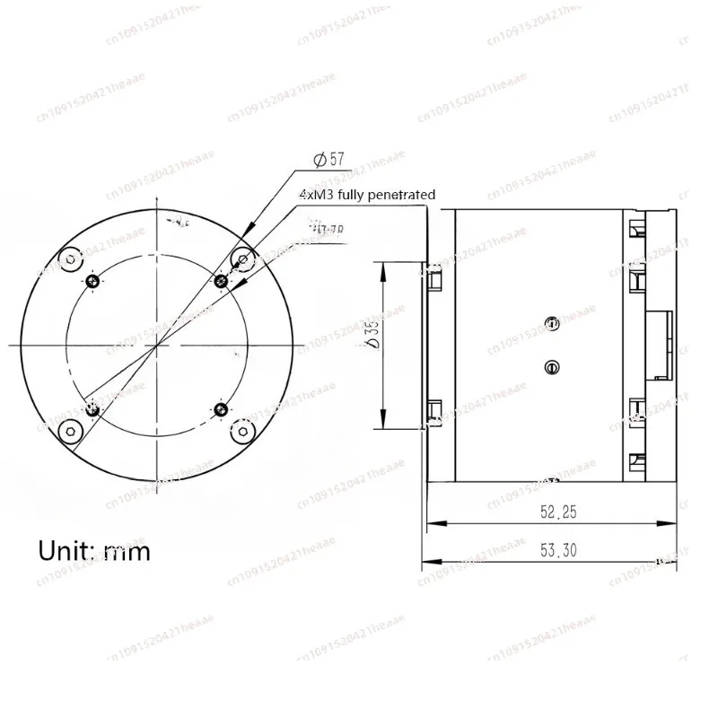 مناسبة لمحرك 9NM de engranaje DM4340 (incluido accionamiento) con dos codificadores محرك سيرفو Unión DM-J4340
