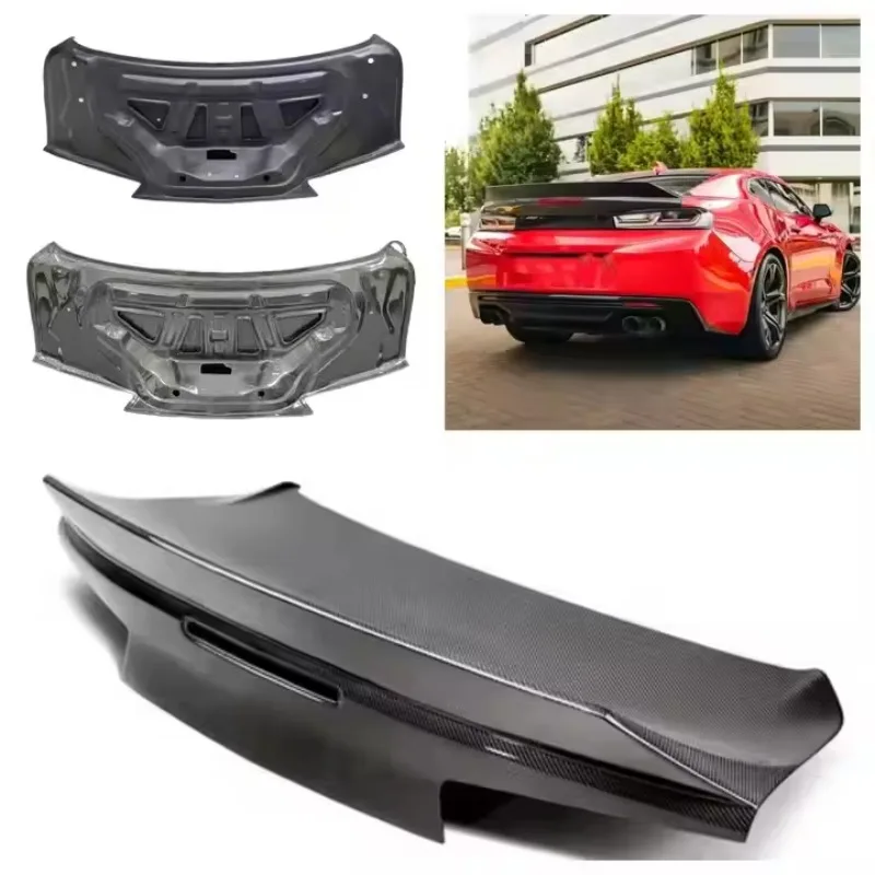 

Car Accessories Carbon Fiber Decklid/Trunklid Spoiler For Camaro 6 2017-2019 Rear Position Rear Trunk