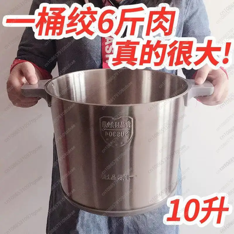 Y  Commercial and efficient! 6L/10L large-capacity meat grinder, electric high-power garlic grinder