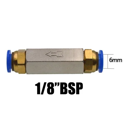 Brass Pneumatic Check Valve Full Port One Way Non-return Valve For Air Compressor