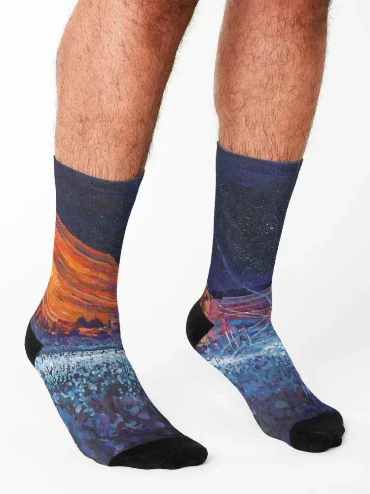 Red Rocks Sky Socks new in's ankle cycling winter gifts Socks Women's Men's