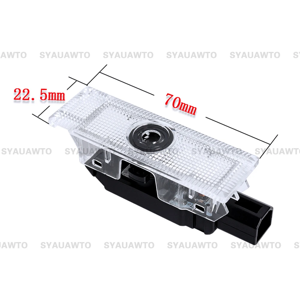 2x LED Car Door Welcome Light Ghost Shadow Projector Accessories For Alfa Romeo Giulietta Mito Stelvio Giulia 159 147 2000-2018