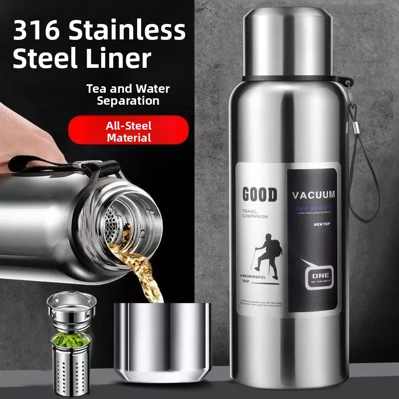 

U05 Stainl Steel Vacuum Insulated Travel Mug Large Capaci Portable Outdoor Food ade Carried Beverage Thermal Cup