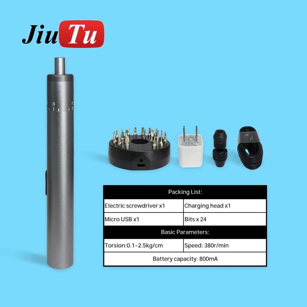 

Миниатюрная электрическая отвертка Jiutu с высоким крутящим моментом, большая мощность, многофункциональный аксессуар, прецизионные инструменты