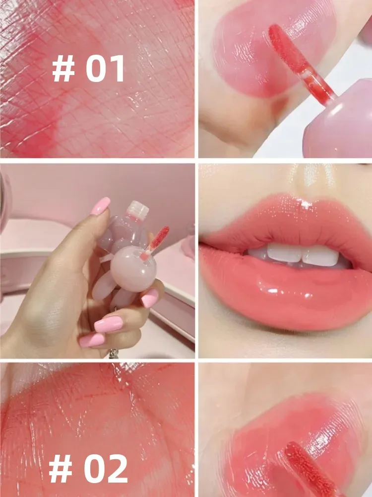 ملمع شفاه يدوم طويلاً، سلسلة مفاتيح مرطبة مقاومة للماء، كوب غير لاصق، ضوء الماء، مقاوم للبهتان، تصميم لطيف #5