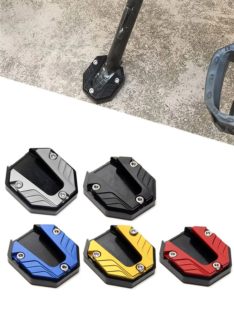 AliExpress GISAEV Universal Scooter Motorcycle Bike Kickstand Extender Foot Side Stand Extension Pad Support Plate Anti-skid Enlarged Base