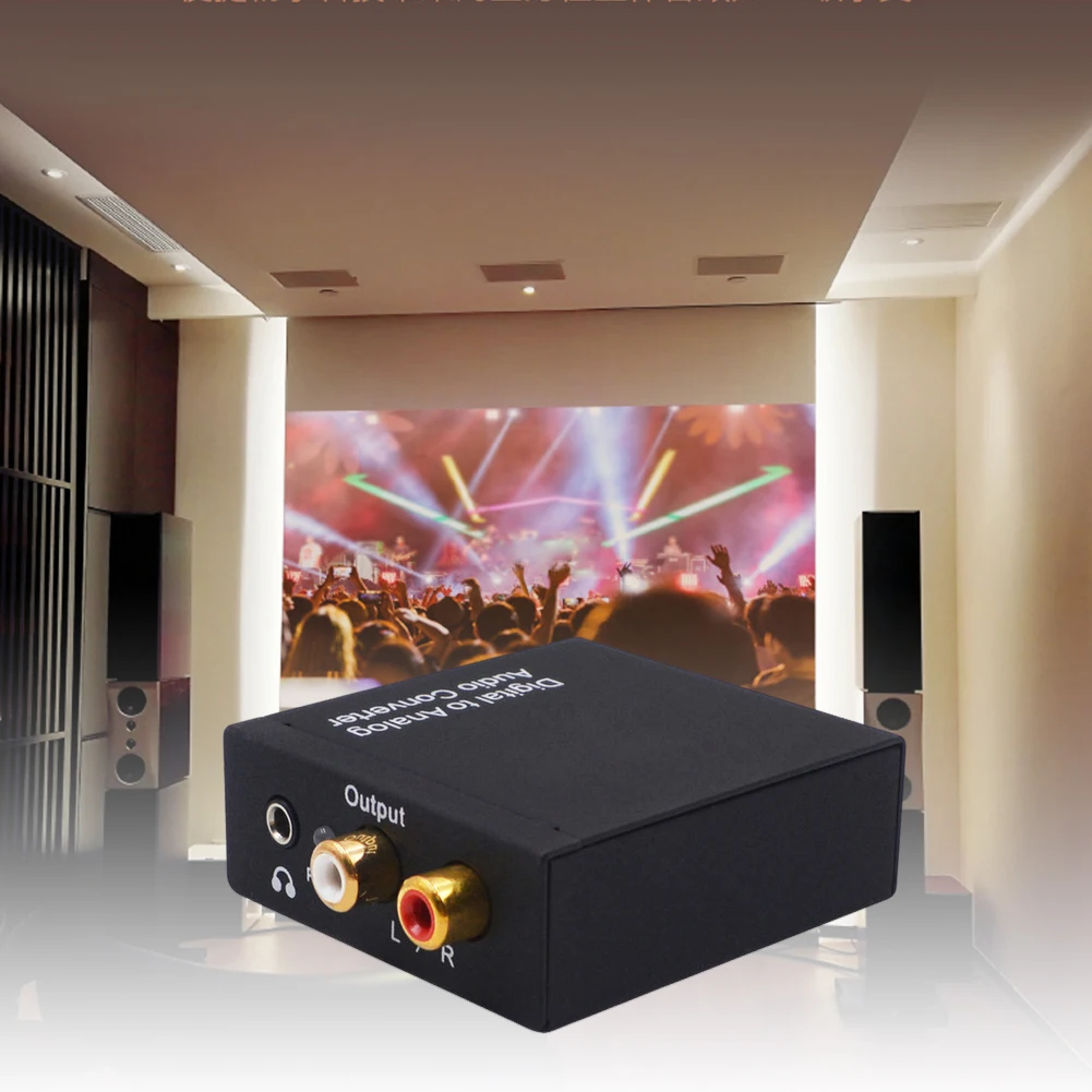 Digital SPDIF Optical To Analog L/R RCA Converter Digital Coaxial SPDIF To Analog RCA 3.5mm Jack Optical To 3.5mm Jack Adapter