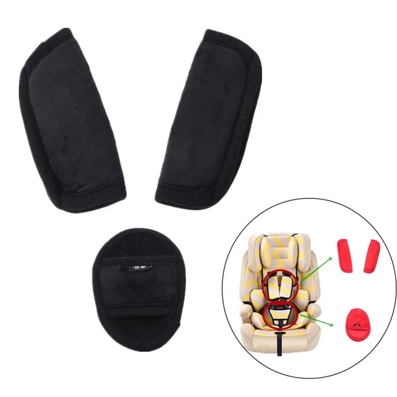 High Quality Car Child Safety Seat Belt Shoulder Protector Cover Baby Stroller With Basket Protection Crotch Seat Belt Cover