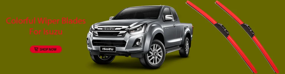 LNJING Bunte Scheibenwischerblätter für Isuzu D-Max 2002-2019 – Detail 2