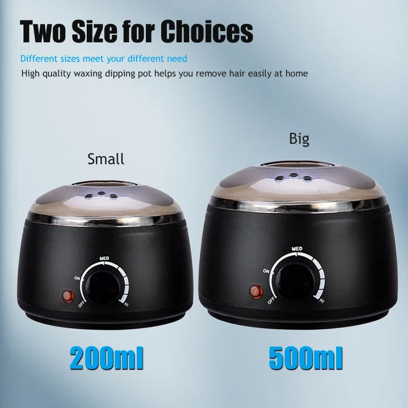 2026 Wax Melting Pot Machine 200ml/500ml for Hair Removal Paraffin Heater Depilatory Epilator Warmer Waxing Beans Melter