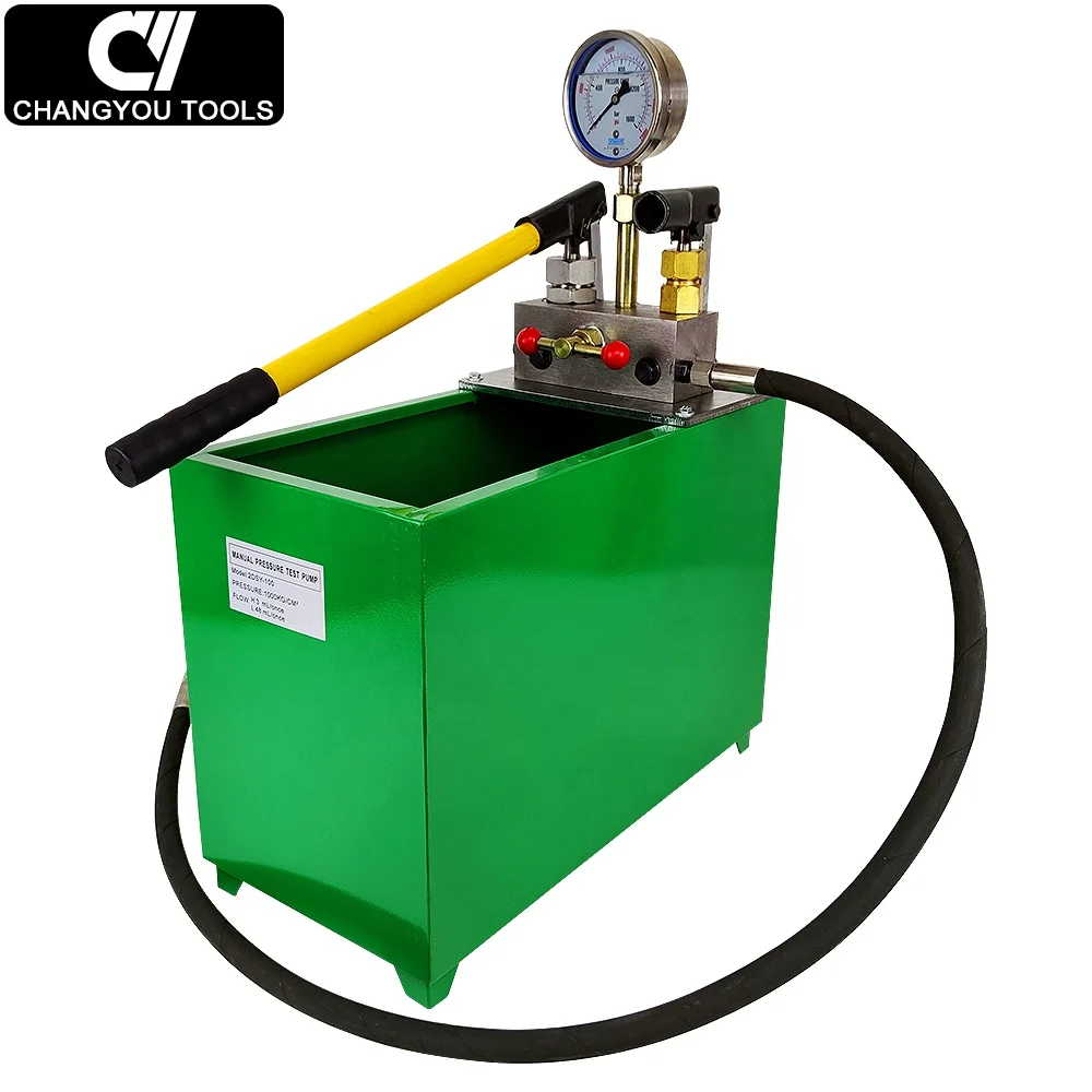 2DSY-80  Two stage Manual Pressure Test Pump 80Bar