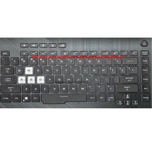 Imagen 2 del producto Tecla de repuesto y bisagra para teclado ASUS ROG Strix Scar III G531GW G531GD G531GT G531GV G531G G512 G512LV G532 G532LW