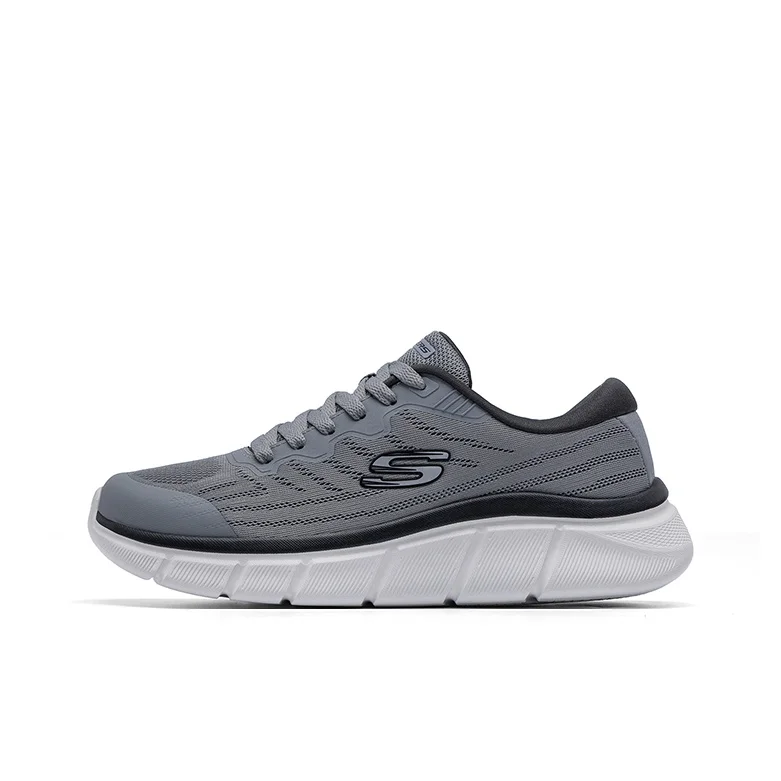 Skechers Running Shoes Men's Mid Top Gray 8790380-GYBK