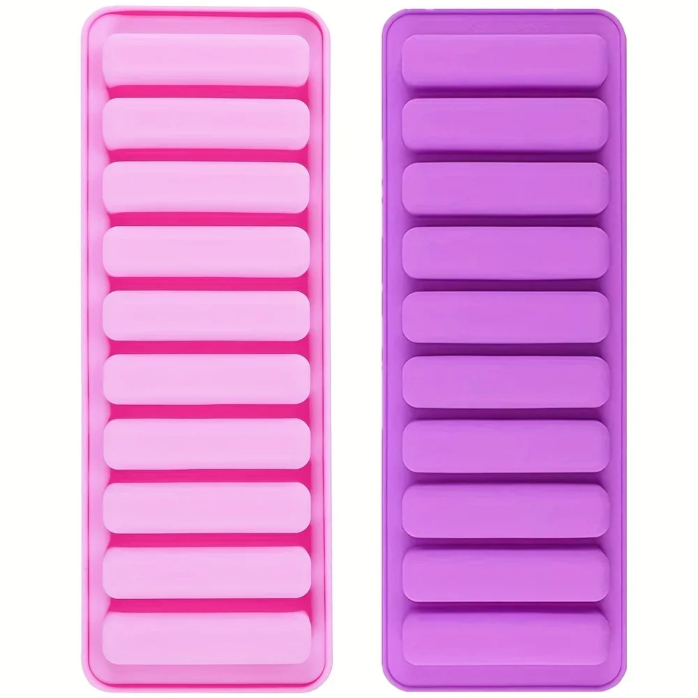 

2Pieces Silicone Chocolate Stick Molds Finger Biscuit Baking Moulds Long Strips Cookie Mould Nonstick Ice Cube Tray