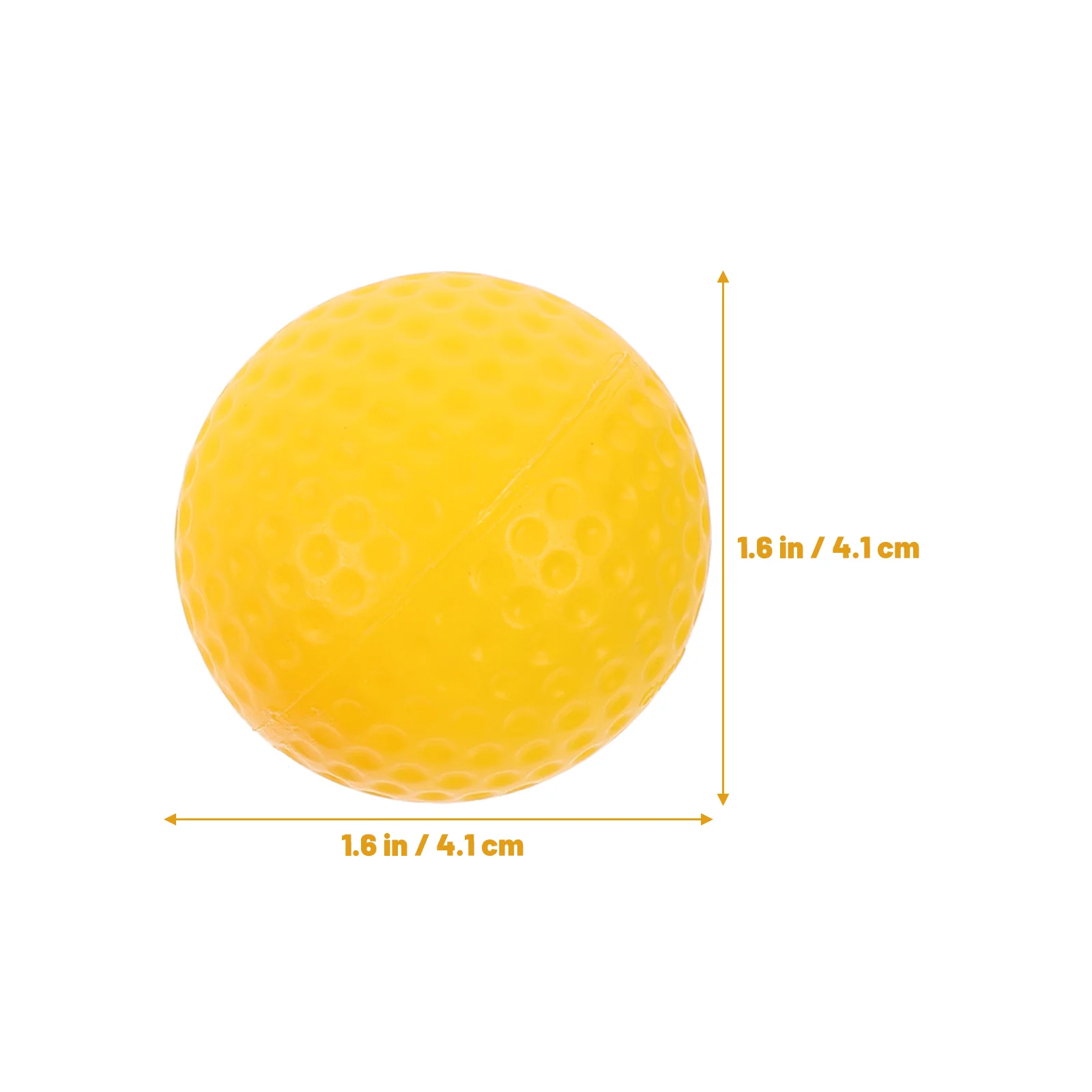 16 Pcs Airflow Golf Ball Practice Balls Hollow Holeless Reusable Golfing Miss While