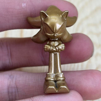 Shadow The Hedgehog Mini Size Golden Super Shadow Action Figure Doll Toys  Collectible Sonics Model Doll Toys Gifts for Kids