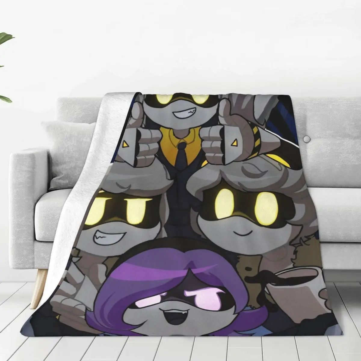 Robô assassinato drones v uzi cobertores super quente novidade pelúcia lance cobertor para sofá cadeira decorativa flanela colcha capa de cama