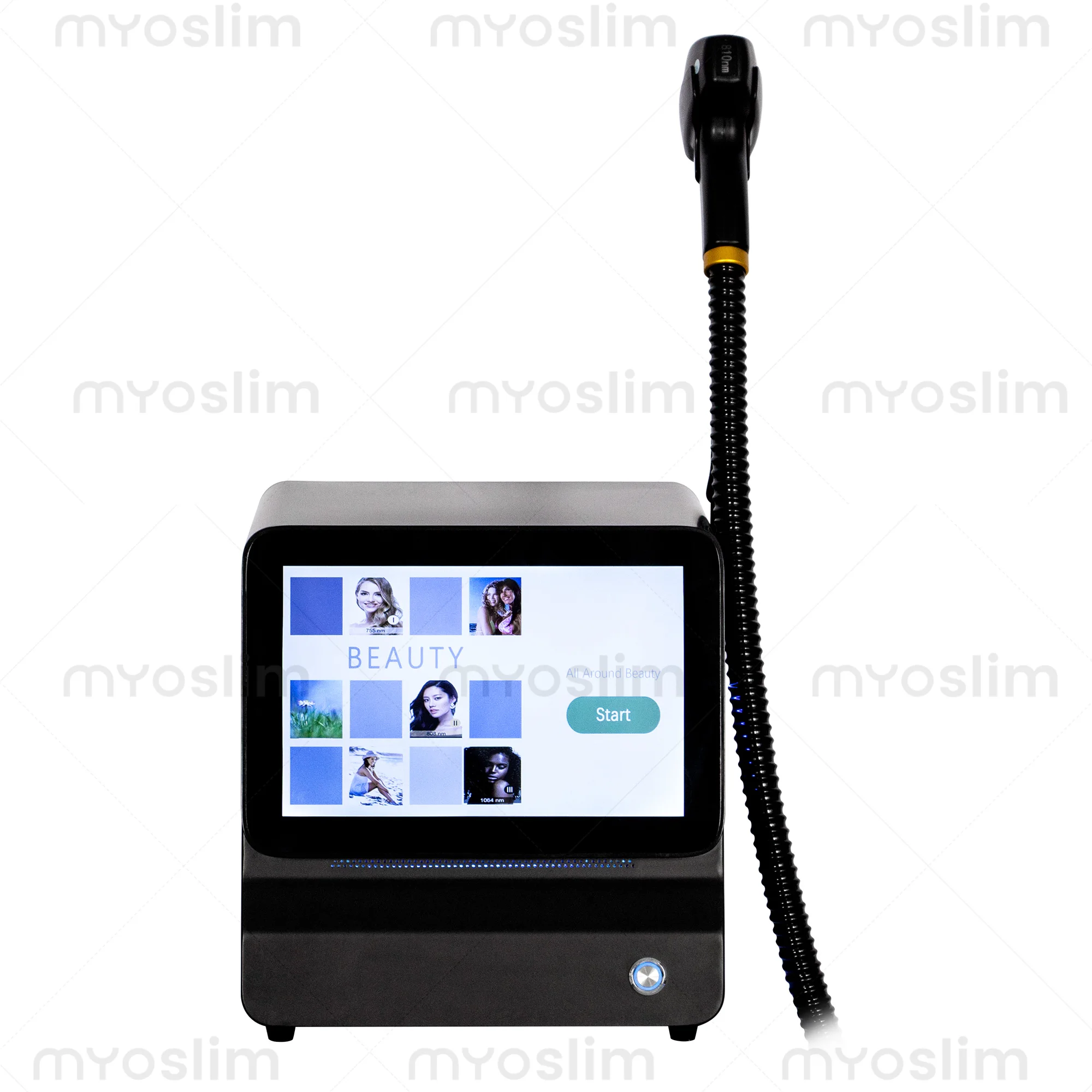 Diode Laser Hair Removal  NEW 10 Bar 808NM  Machine 4 Wavelength Customized 4000W High Power ICE Platinum Alexandrite Painless