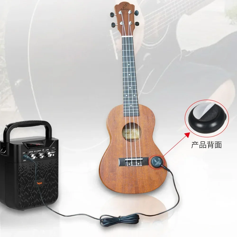 AD-35 Mini Sound Pick-up Piezo Verstärker Wandler Stick Piezo Pickup für Akustische Gitarre Ukulele Violine Cello Banjo – Detail 6