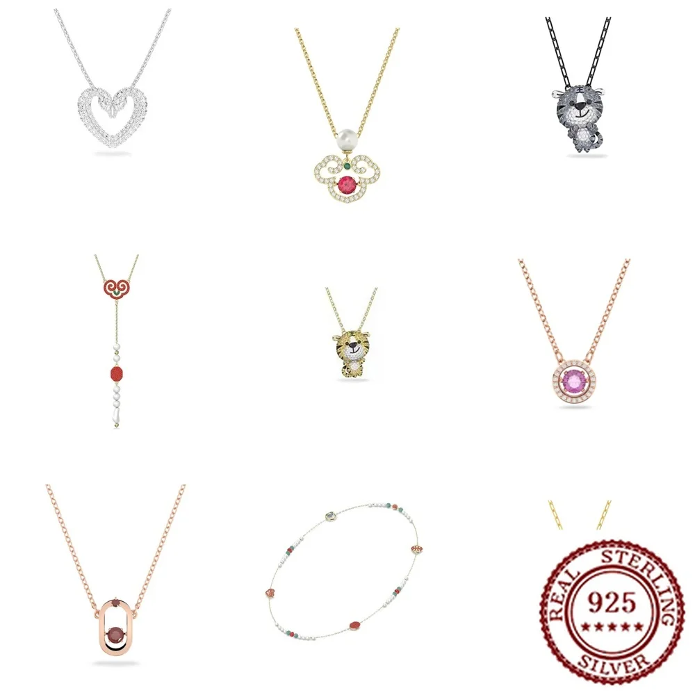 

2025 New S925 Pure Silver Crystal Necklace You Wear Every Day