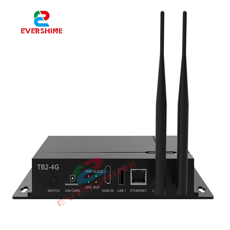 Novastar New Factory TB2 / TB2 4G LED Control Box Multimedia Player Intelligent Display Scheme Supports WiFi 4G Remote Control