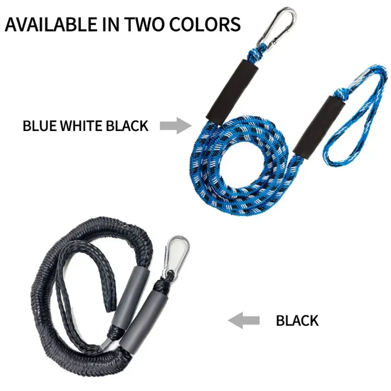 Cordones de líneas de muelle Bungee para barco, cuerda de acoplamiento para Kayak, embarcaciones, SeaDoo, Jet Ski, pontón, canoa, barco eléctrico,