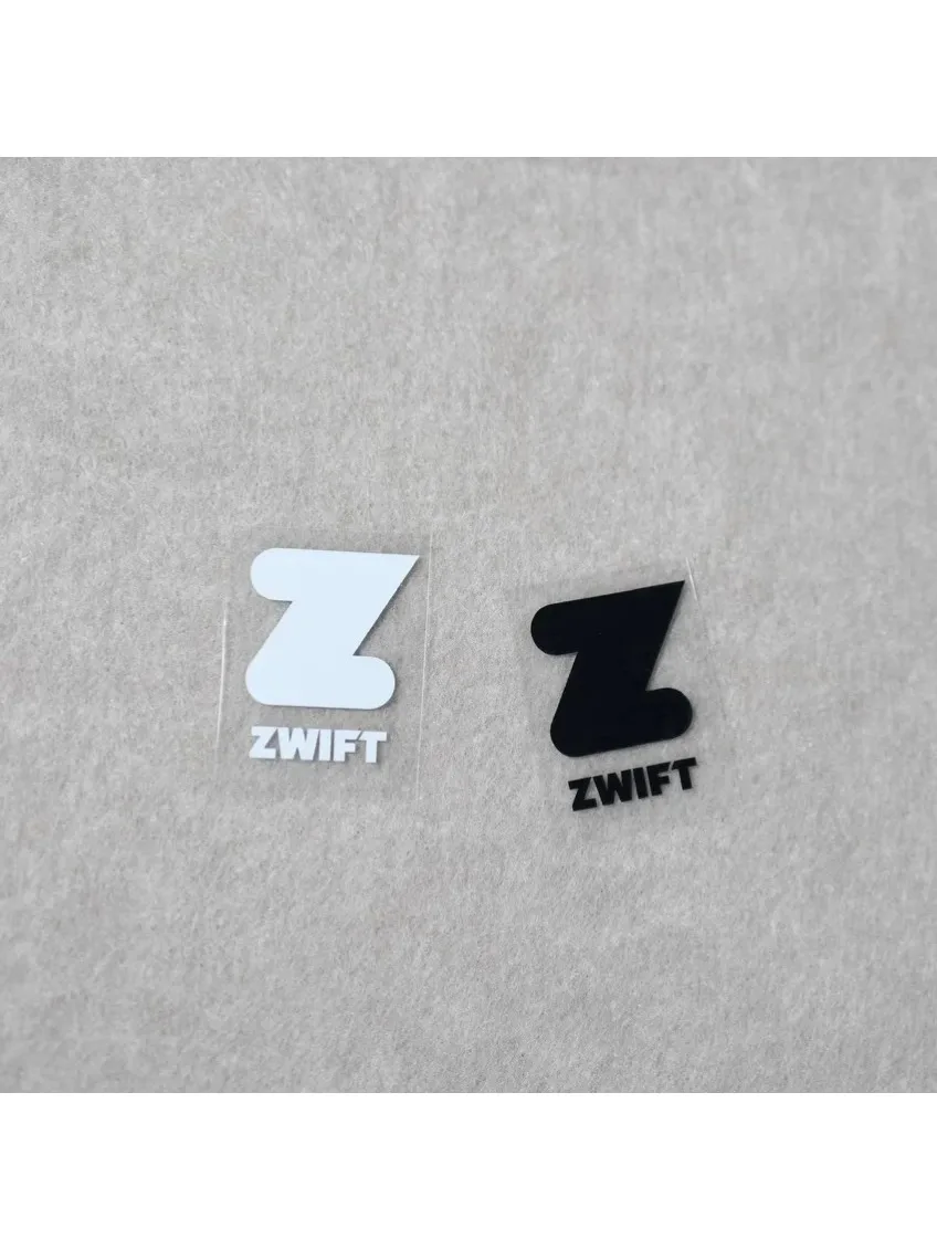 AliExpress NONE ZWIFT Style Black White Waterproof Vinyl Stickers, Decals For Bike Cycling Helmet Laptop Phone Multi‑scene Personality Decor