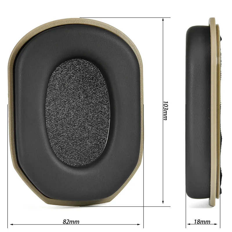 الجلود وسادة ل ووكر الحلاقة سماعة ، دائم الأذن منصات ، استبدال سماعات الأذن ، لمسة ناعمة ، الذاكرة الإسفنج غطاء للأذنين مع مشبك