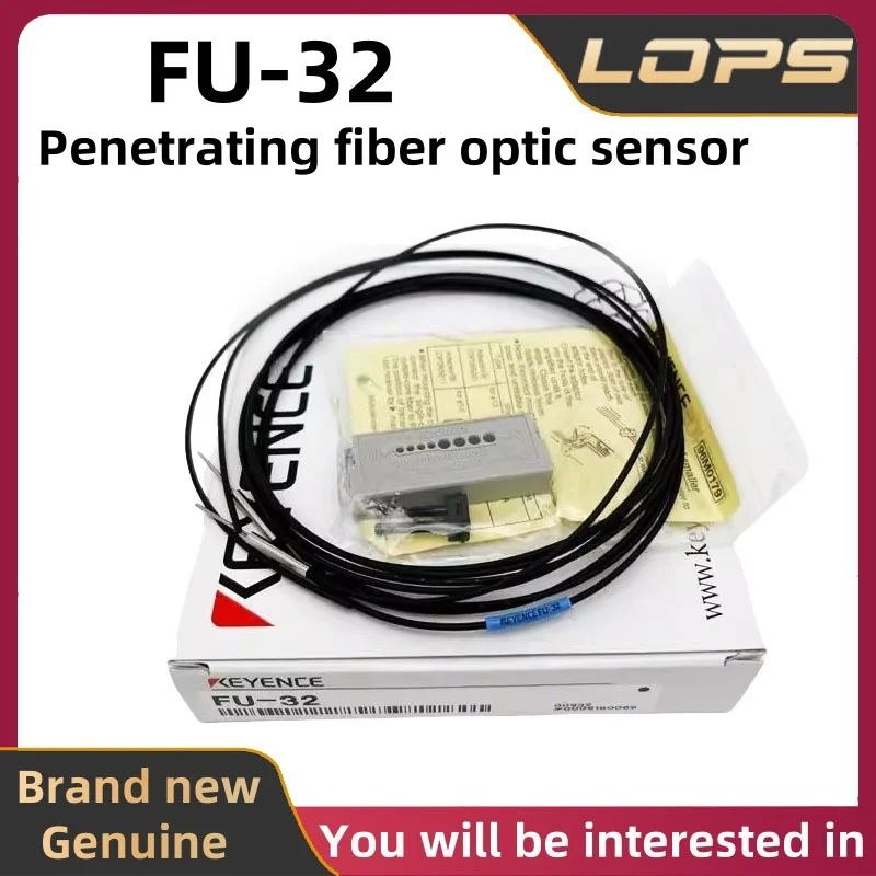 FU-32 New Genuine KEYENCE Penetrating fiber optic sensor