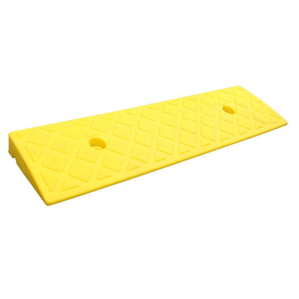 1PCS Rubber-Kerb Ramp Non-Slip Threshold Ramp 30mm Height Car Vehicle Curbside Driveway Ramp For Cars Going Uphill Tool Parts