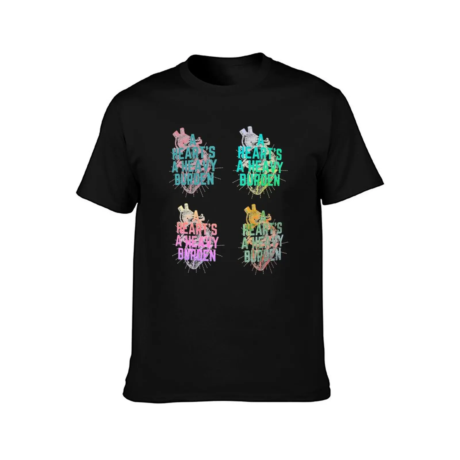 A heart is a heavy burden T-Shirt Casual Trendy Streetwear Tee Shirt T-Shirt