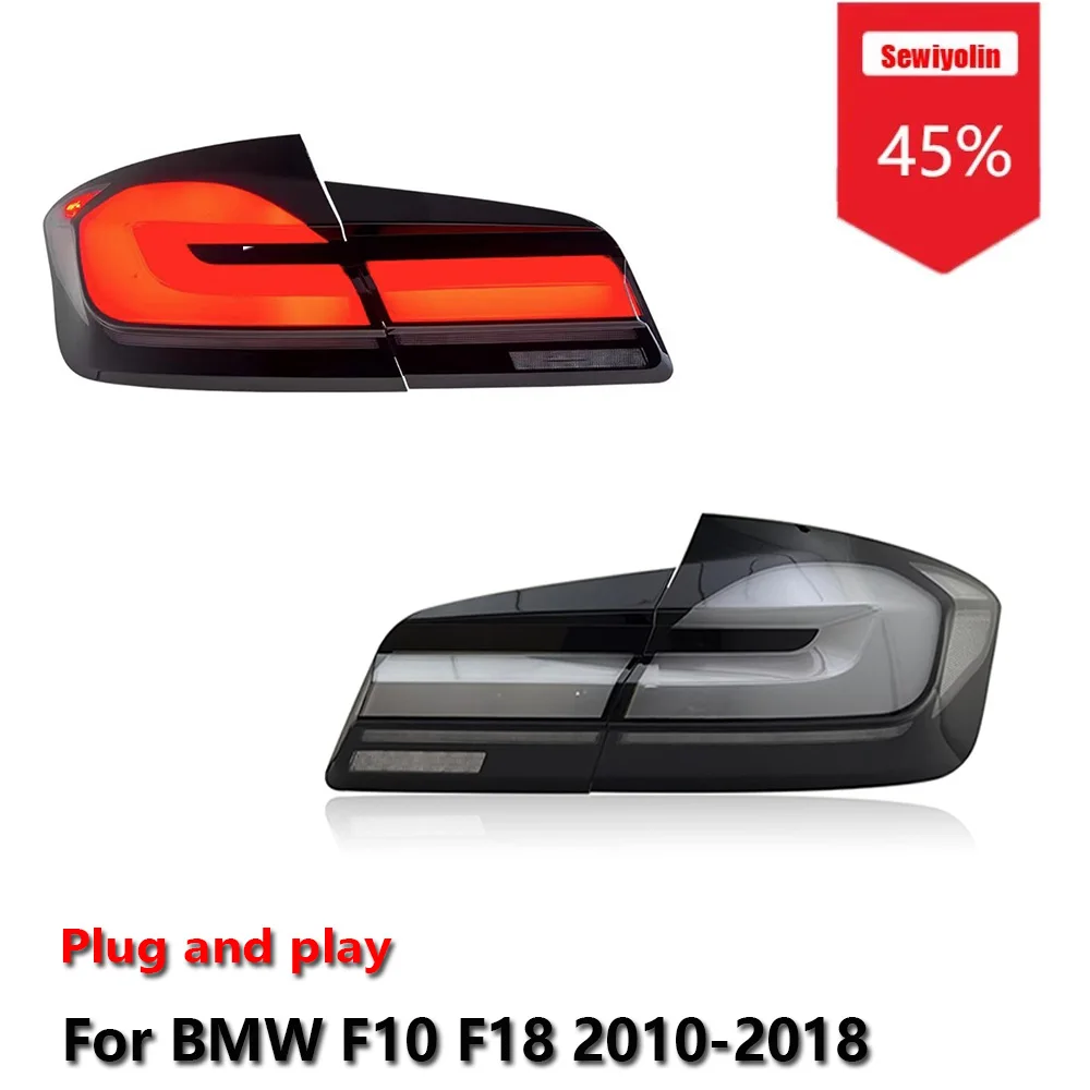 

Car LED Tail Light Accessories For BMW 5 Series F10 F18 2010-2018 520i 525i 528i 530i DRL Brake Turn Signal Lamp Plug and Play